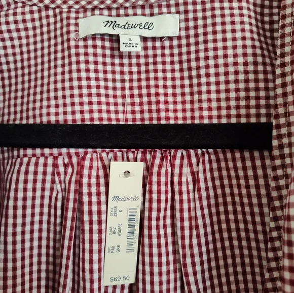 NWT Madewell wrap top - Picture 2 of 5